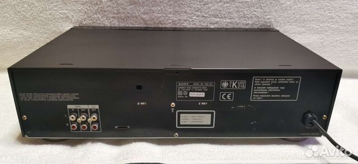 Дека кассетная и CD Sony TXD-R11