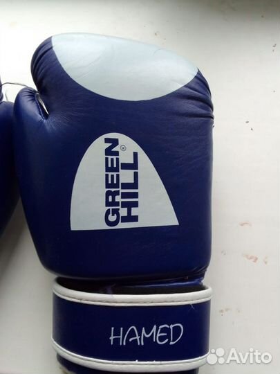 Боксерские перчатки green hill 10 oz