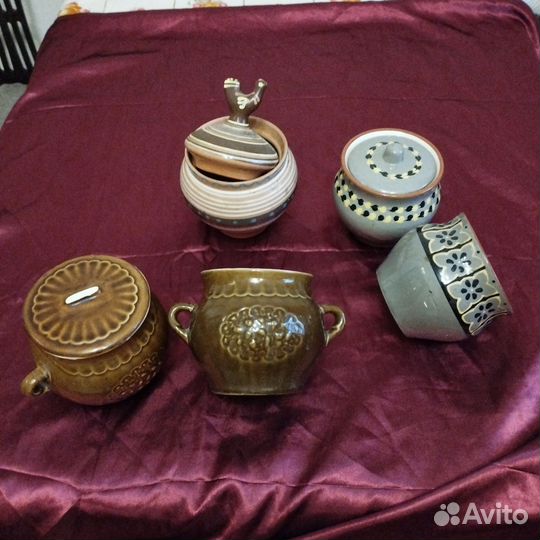 Керамические горшки для запекания