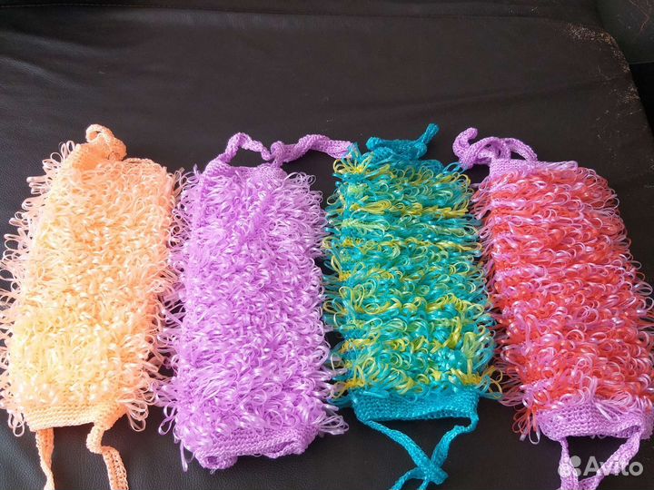 Мочалка вязаная