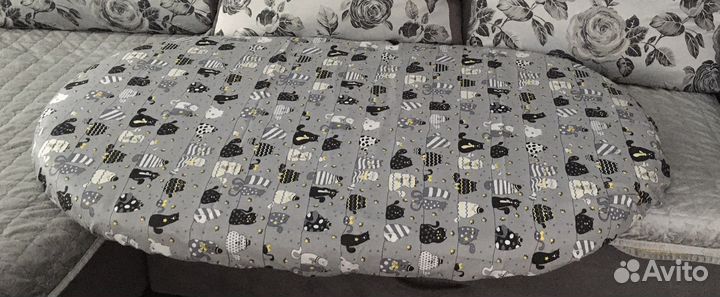 Простынь на овальную кроватку