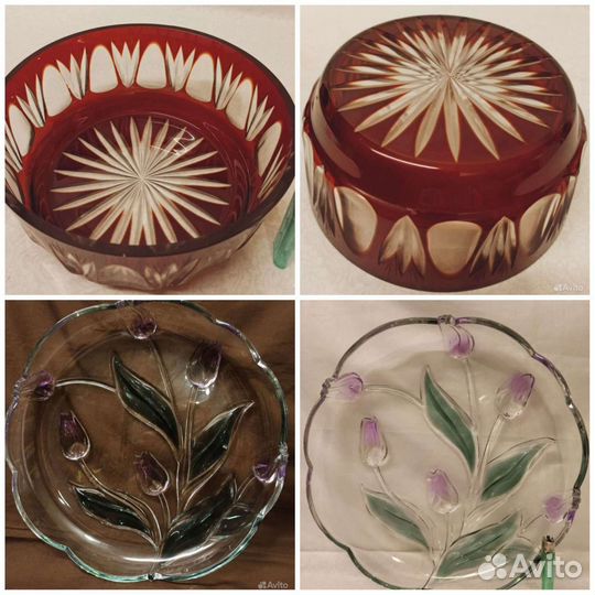 Посуда, стекло, хрусталь, поднос, блюдо,салатник