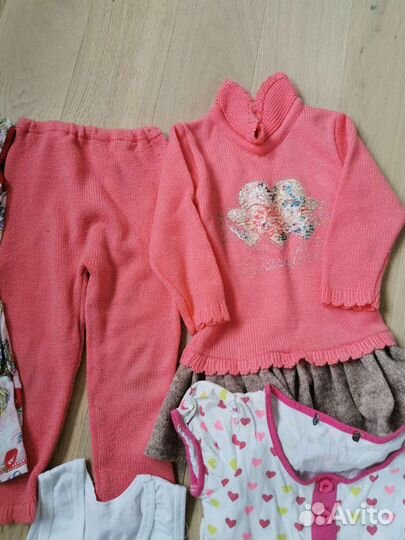 Вещи 2 пакета на девочку 92-98-104 см