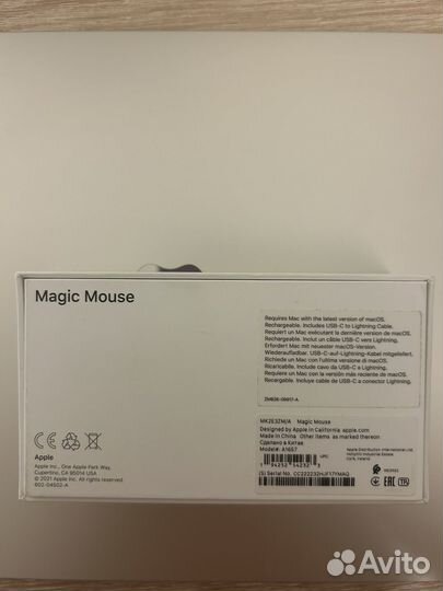 Мышь apple magic mouse 3