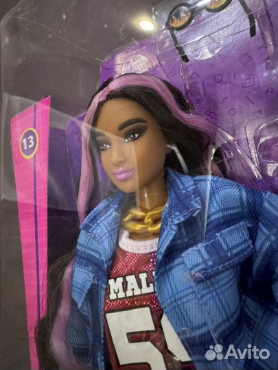 Barbie extra в платье баскетбольный стиль HDJ46