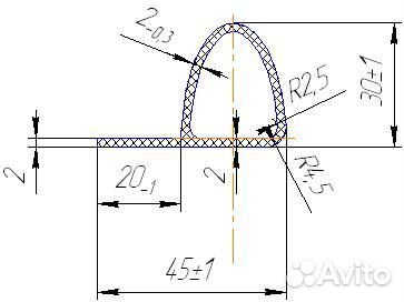 Сушильные камеры - силиконовый уплотнитель дверной