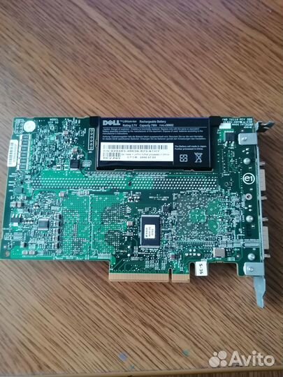 Подлинная карта raid-контроллера Dell perc 5 /E