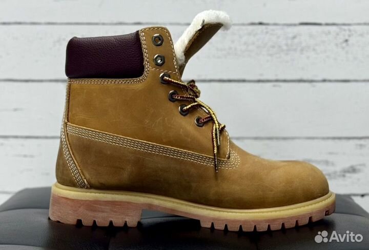 Фирменные Ботинки Timberland 6 inch Premium (Мех)