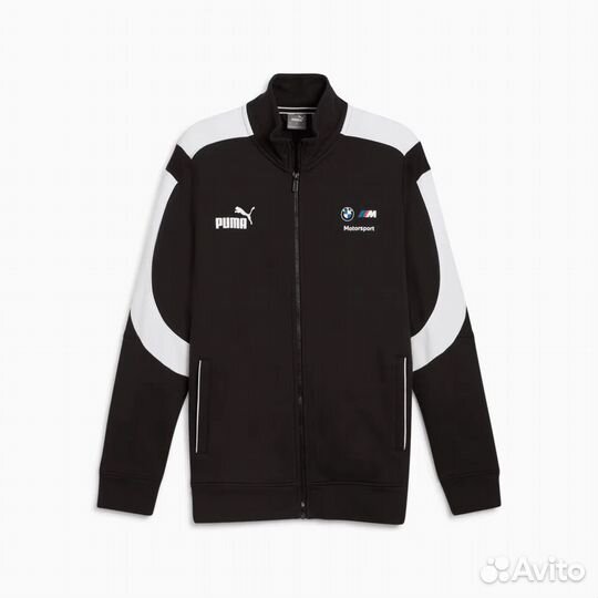 Олимпийка Кофта Толстовка Puma BMW утепленная флис
