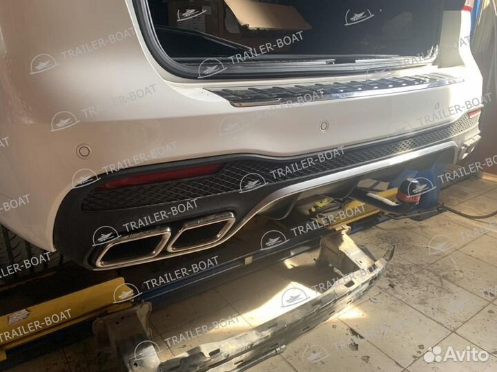 Фаркоп Mercedes-Benz ML (w164) 2005-2011, рама и крюк шар 50 мм, 45519