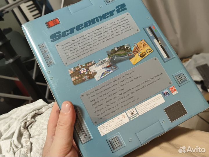 Игра пк винтаж box новая s2 screamer 2 гонки 1996