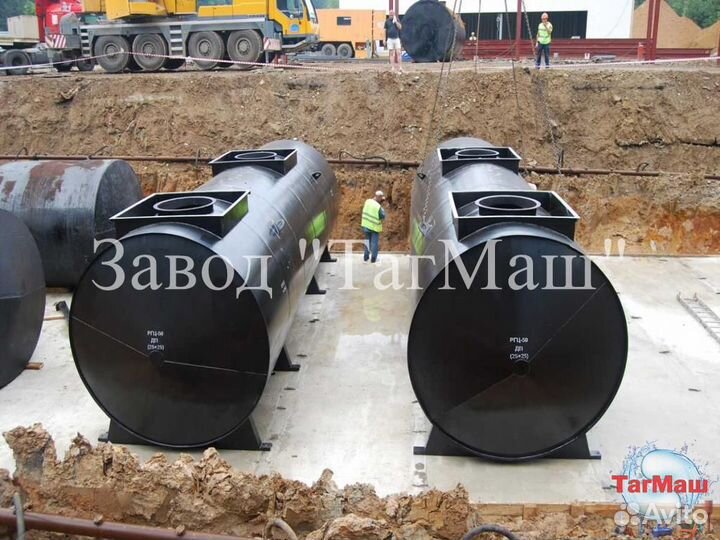 Резервуар, емкость, бочка пожарная 50 м3