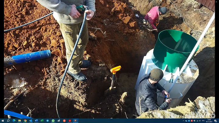 Кессон для обустройства скважины