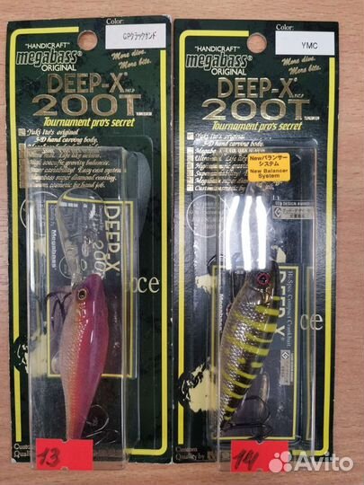 Megabass deep-x 200t воблер
