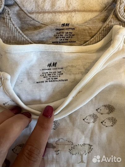 Детские вещи пакетом 74 80 H&M