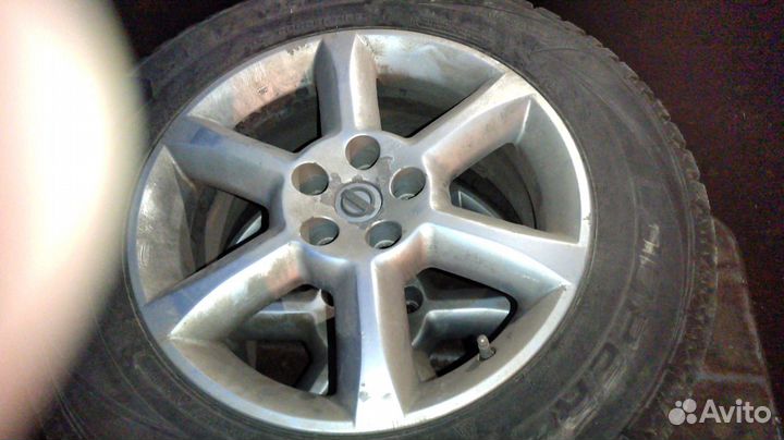 Шины на литых дисках nissan murano R18 зима