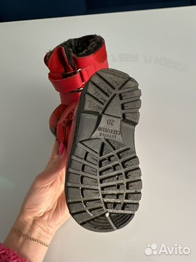 Ботинки зимние для девочки 20 размер