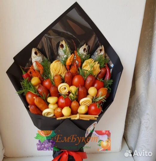 Мужские букеты съедобные