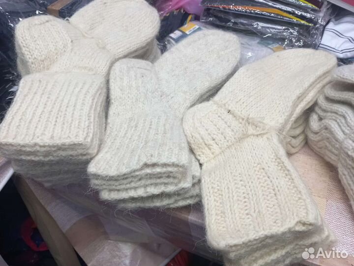 Шерстяные носки ручной вязка