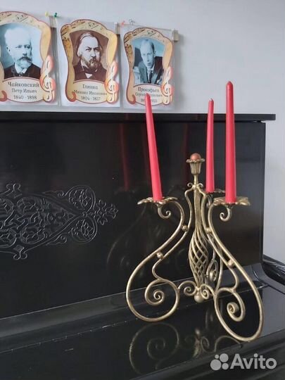 Кованый канделябр, коллекционный, ручной работы