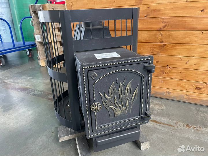 Чугунная печь для бани