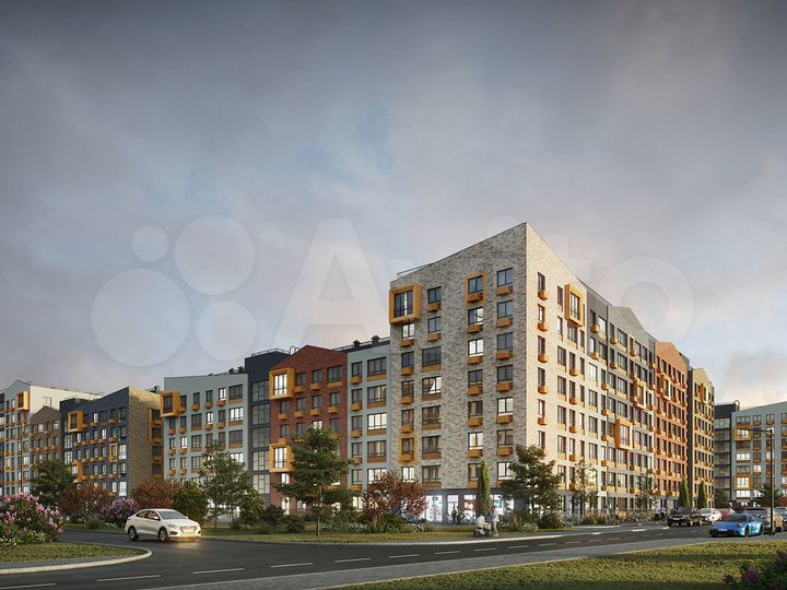 1-к. квартира, 45,8 м², 6/8 эт.