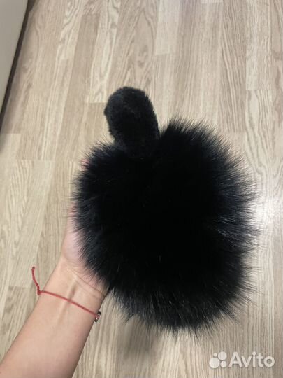 Наушники меховый натуральный песец
