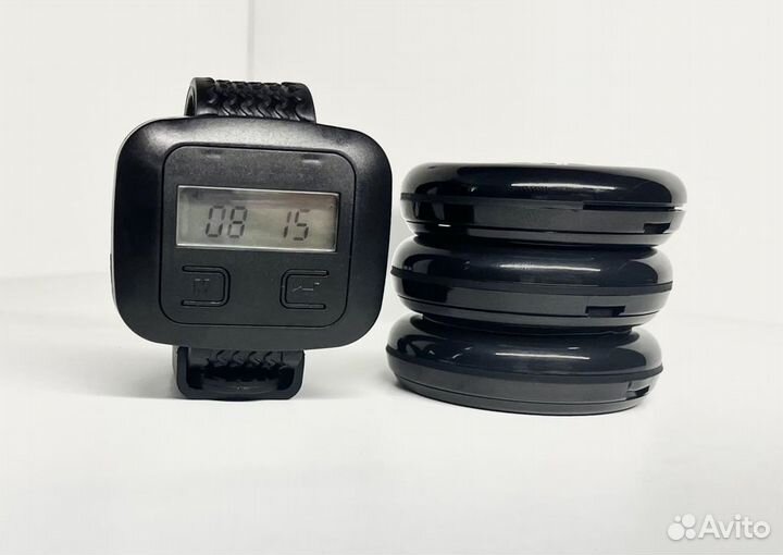 Комплект: часы официанта, кнопка вызова официанта