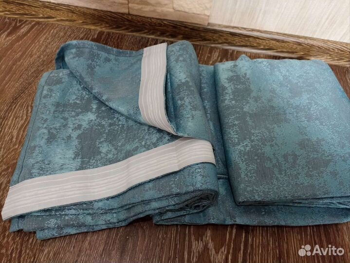 Шторы новые, готовые, высота разная