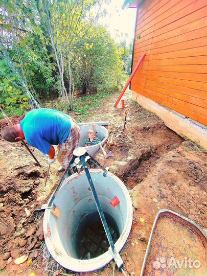 Копка колодца и септики