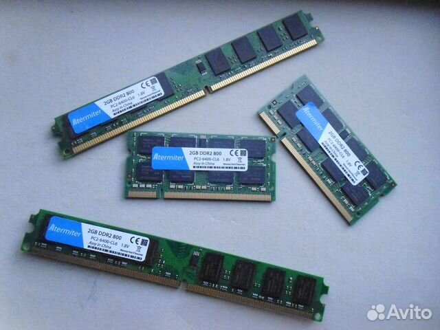 DDR2 2gb на комп и ноутбук