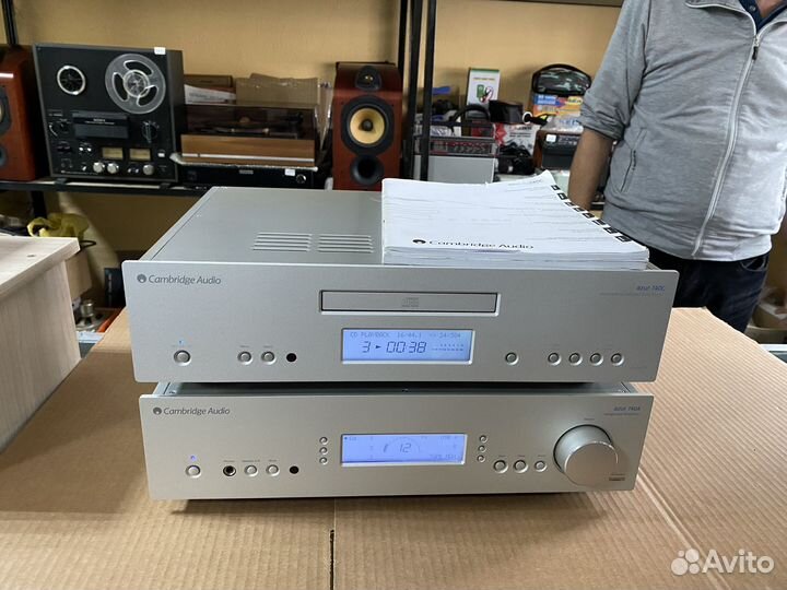 Усилитель мощности + CD cambridge audio