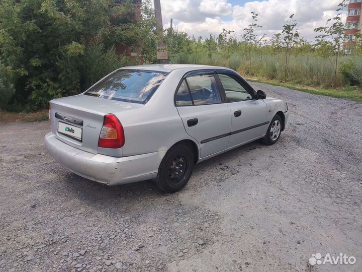 Hyundai Accent 1.5 МТ, 2008, 170 000 км