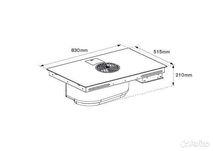 Варочная поверхность bertazzoni P804ICH2M37NT