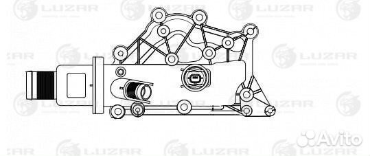 Термостат Renault Fluence 10, Megane II 02- 1.6i A