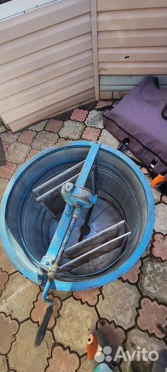 Медогонка 2х рамочная оборотная из нержавейки