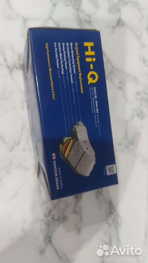 Тормозные колодки переднее kia rio solaris