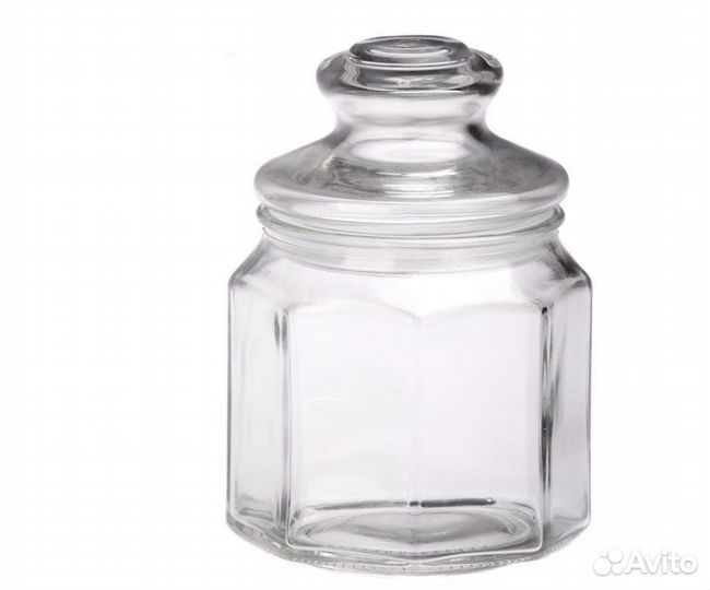 Mallony Стеклянная банка для сыпучих продуктов с