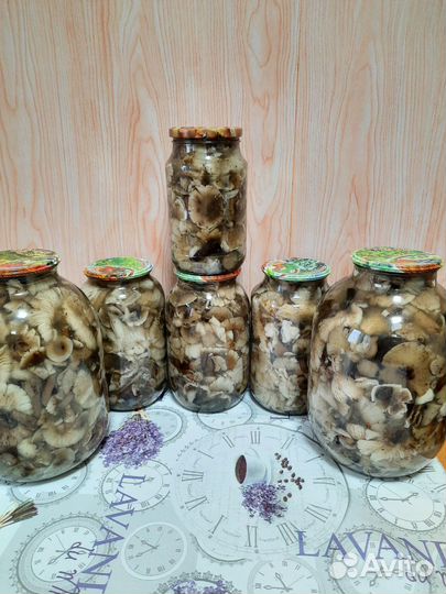 Грибы маринованные 