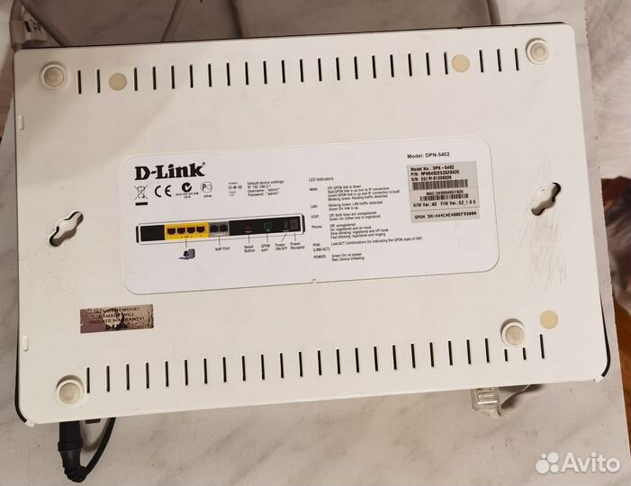 Роутеры D-Link DIR-300, D-Link DPN 5402