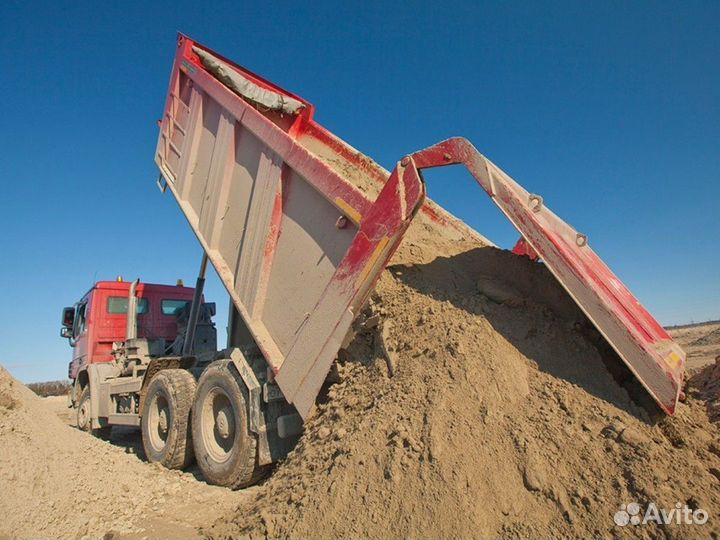 Песок \ Земля строительный от трех кубов