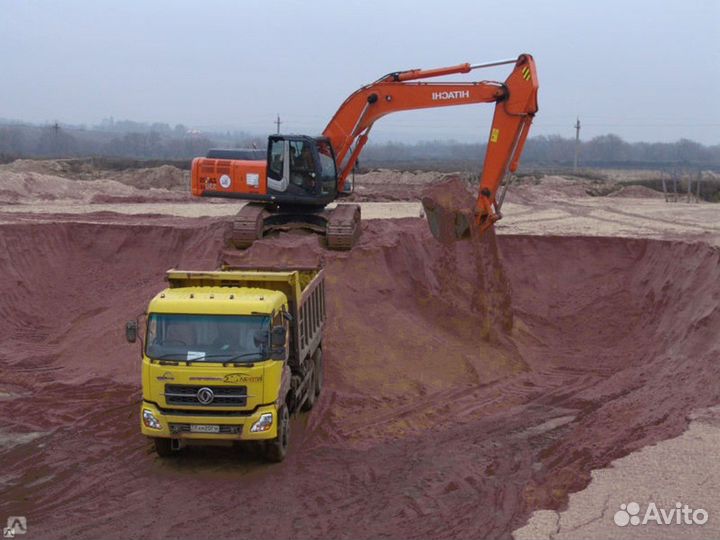 Песок \ Земля мытый от трех кубов