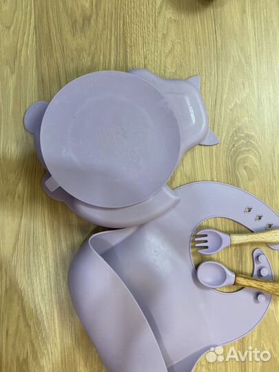 Селиконавая посуда для детей