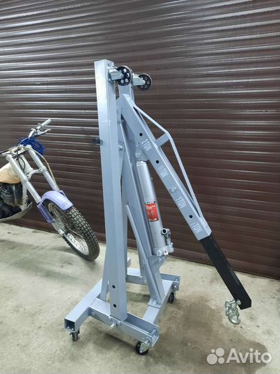 Кран гидравлический гаражный гусь