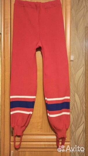 Хоккейные рейтузы. Красные