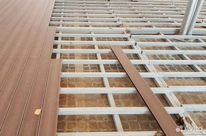 Терраса, веранда на металлокаркасе