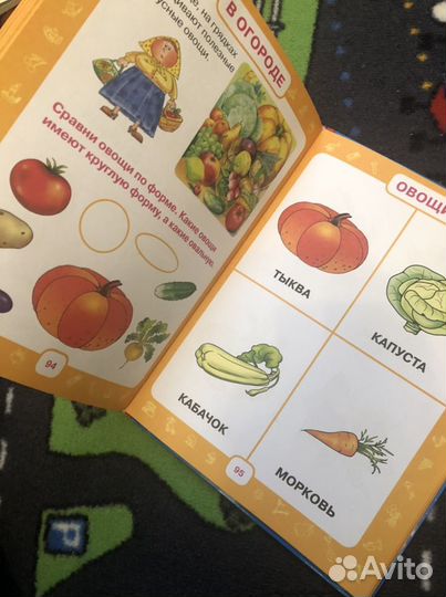 Развивающая детская книга от 6 мес до 3 лет