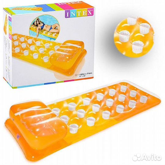 58890 Надувной матрас для плавания188х71см 3 цвета