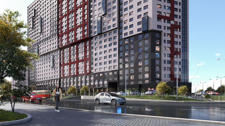 3-к. квартира, 62,2 м², 13/27 эт.