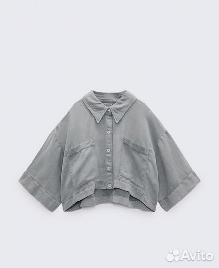 Укороченная рубашка Zara